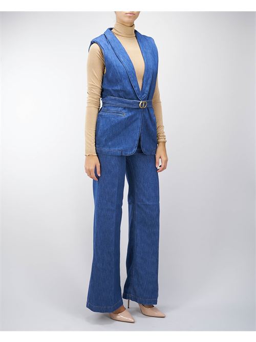 Jeans vest with belt Twinset TWIN SET | Gilet | TP261178